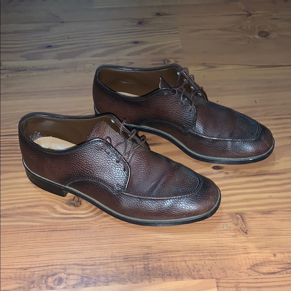 Classic Brown Leather Men's Shoes